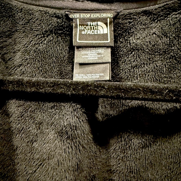 The North Face Mens Jacket Black/ Blue Trim and Logo Mens Large C848 - Picture 4 of 8